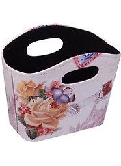 Корзинка для мелочей Желтая роза и марка 18*16см 12-06649-JC01-2
