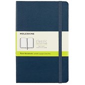 Записная книжка «Classic Medium» А6+, 120 листов, нелинованная, синяя, Moleskine - 0
