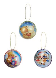 Popcorn the Bear (Шарик-шкатулка) с конфетами (10г)