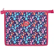 Папка для тетрадей А5 "JUICY CACTI" молния, пластик