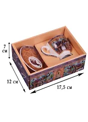 Набор Marrakesh (чашка с блюдцем 130 мл) костяной фарфор Gift'n'home (СS-130 Marrakesh)