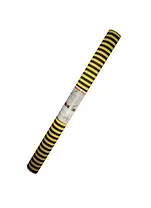 Бумага гофрированная "Полосы черные на желтом" 50*250 WEROLA