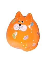 Копилка Кот оранжевый (156-117) (16,5х17,5см)