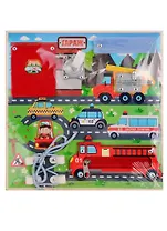 Бизиборд (25х25) МАШИНКИ-ПОМОЩНИКИ (арт. 0003592) ПЭТ