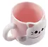 Кружка с ушками Кошка (керамика) (500мл) - 2