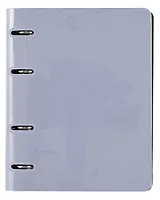 Тетрадь на кольцах в клетку Listoff, "Soft Touch. Нежный лавандовый", 120 листов