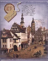 Тетрадь 96л кл. "СТАРАЯ ЕВРОПА" выб.УФ-лак с эффектом "холста", ассорти, Феникс