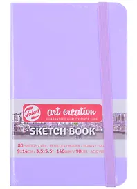 Скетчбук 9*14 80л "Art Creation" фиолетовый пастельный, нелинованн. 140г/м2, слоновая кость, тв.обл., Royal Talens