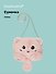 Сумочка плюшевая Котик розовый (31х23), Bookvalno - 0