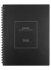 Тетрадь в клетку Be Smart, Notes, 80 листов, черная