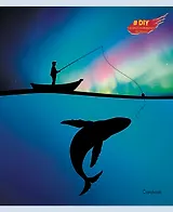 Тетради в клетку Listoff, "DIY Collection. Волшебный вечер", 48 листов, 10 штук, в ассортименте