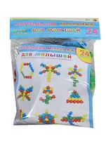 Напольная мозаика для малышей (24 детали) (М-5132) (d=5,5см) (Рыжий кот) (упаковка)