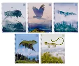 Тетрадь в клетку Listoff, "Тайны дикой природы", 96 листов, в ассортименте