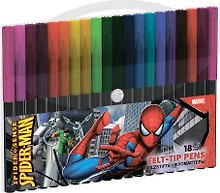 Фломастеры 18цв "Spider-man" вент.колпачок, подвес, Disney