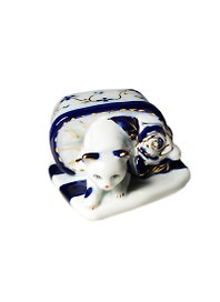 Фигурка Кошечка фарфор в подарочной упаковке (7,5х7х4,5) (53002)