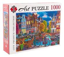 Пазл «Ночной Амстердам» 1000 элементов, Art Puzzle