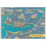 Альбом для рисования Unnika, "Карта города (графика)", А4, 30 листов, на гребне