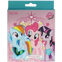 Фломастеры 12цв "My little pony" вент.колпачок, к/к, Proff