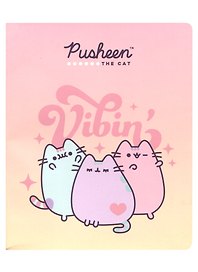 Тетрадь общая «Pusheen», 48 листов в клетку, A5, в ассортименте - Pusheen