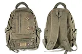 Рюкзак молодежный "MILITARYST", брезент.ткань, Silwerhof 