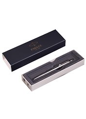 Ручка подарочная шариковая синяя, Jotter Premium Stainless Steel Diagonal CT, Parker