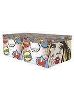 Короб L"Comics vibe" 20*26*35см, кашированный трехслойный гофро картон. Набор 2 шт.