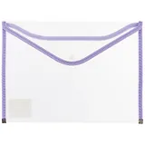 Папка-конверт «Цветные ленты» А4