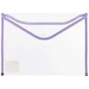 Папка-конверт «Цветные ленты» А4