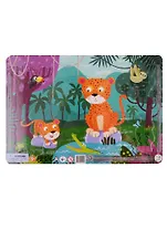 Пазл в рамке Dodo Леопарды 21 элемент