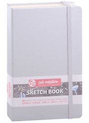 Блокнот для зарисовок 13*21см 80л "Art Creation" 140г/м2, 7БЦ, Блестящее серебро (цвет металлик), Fabriano 