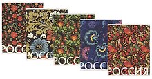 Тетрадь общая «Россия», 80 листов в клетку, А5, в ассортименте - Listoff