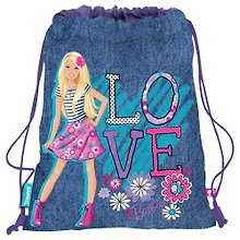 Мешок для сменной обуви «Barbie», 43X34см