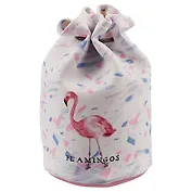Кошелек-торба Фламинго акварель(PU)(8х13)(ПВХ бокс)