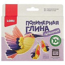 Набор для творчества LORI Полимерная глина. Украшения Чудесные мгновения