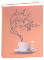 Ежедневник недат. А6+ 128л 146*167 "Coffee" интегр.переплет, мат.лам, офсет