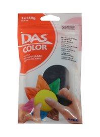 Паста для моделирования DAS Color 150г черная, самозатверд., Fila