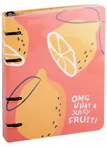 Тетрадь на кольцах в клетку Be Smart, "Fruits. Лимон", 120 листов
