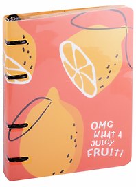 Тетрадь на кольцах «Fruits. Лимон» 120 листов в клетку, А5, сменный блок - Be Smart