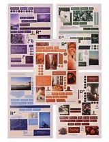 Набор стикеров "Изящные" (4 листа)