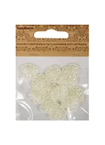 Акриловые украшения Сердечки (SCB26003025) (12шт) (упаковка)