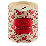 Копилка Бочка Fox style (10х9) (металл) (12-21695-S1)
