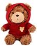 Мягкая игрушка Мишка (25см) (в красном худи) (коричневый) (12-202602-MSH10/1) - 1