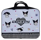 Папка-сумка А4 "Kuromi. На стиле" ткань