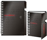 Блокнот А6 100л кл. пласт.обл, клапан, бок.бок.гребень, ассорти, Expert Complete