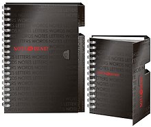 Блокнот А6 100л кл. пласт.обл, клапан, бок.бок.гребень, ассорти, Expert Complete