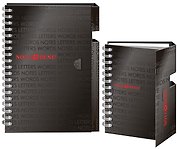 Блокнот А6 100л кл. пласт.обл, клапан, бок.бок.гребень, ассорти, Expert Complete