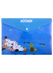 Папка-конверт А4 на кнопке MOOMIN "Звездопад"