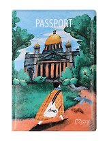 Обложка для паспорта СПб Ноксо Наедине с Петербургом Исаакиевский (ПВХ бокс) (ОП2025-457)