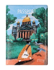 Обложка для паспорта СПб Ноксо Наедине с Петербургом Исаакиевский (ПВХ бокс) (ОП2025-457)
