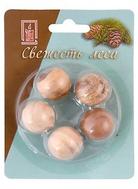 Набор аромашариков Свежесть леса (дерево) (5 шт)
